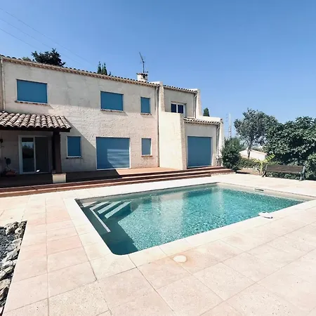 Ferienhaus Rare Pearl With Pool And Sea View Mandelieu